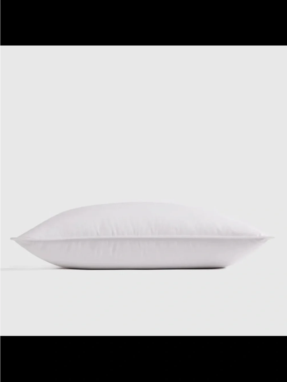 QUINCE White Standard Down Alternative Pillow Firm - NWOT